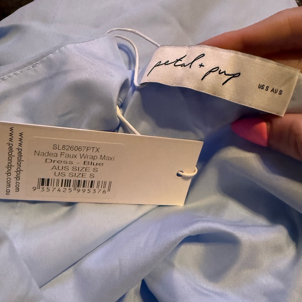 NWT Petal & Pup Women's Nadea Faux Wrap Maxi Dress - Picture 3 of 3